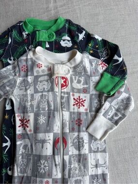 Star Wars Hanna Andersson Holiday Pajamas set of 2